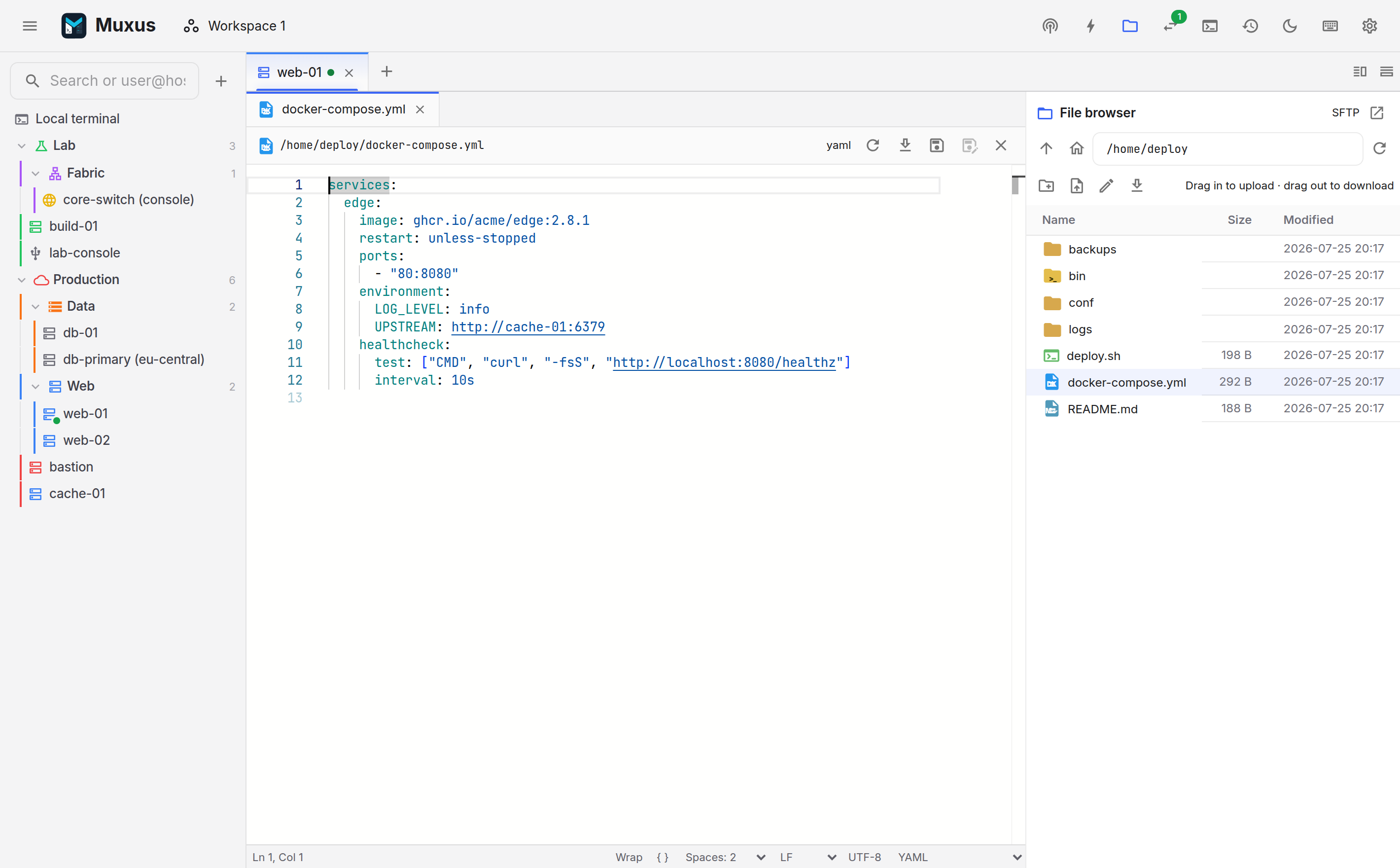 Editing a remote file with Monaco